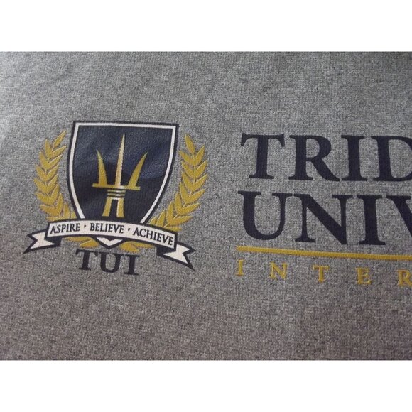 Trident University Hoodie Mens XL Blue Pullover sweatshirt TUI Port Authority - Picture 8 of 11